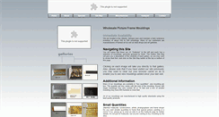 Desktop Screenshot of profileframemoulding.com